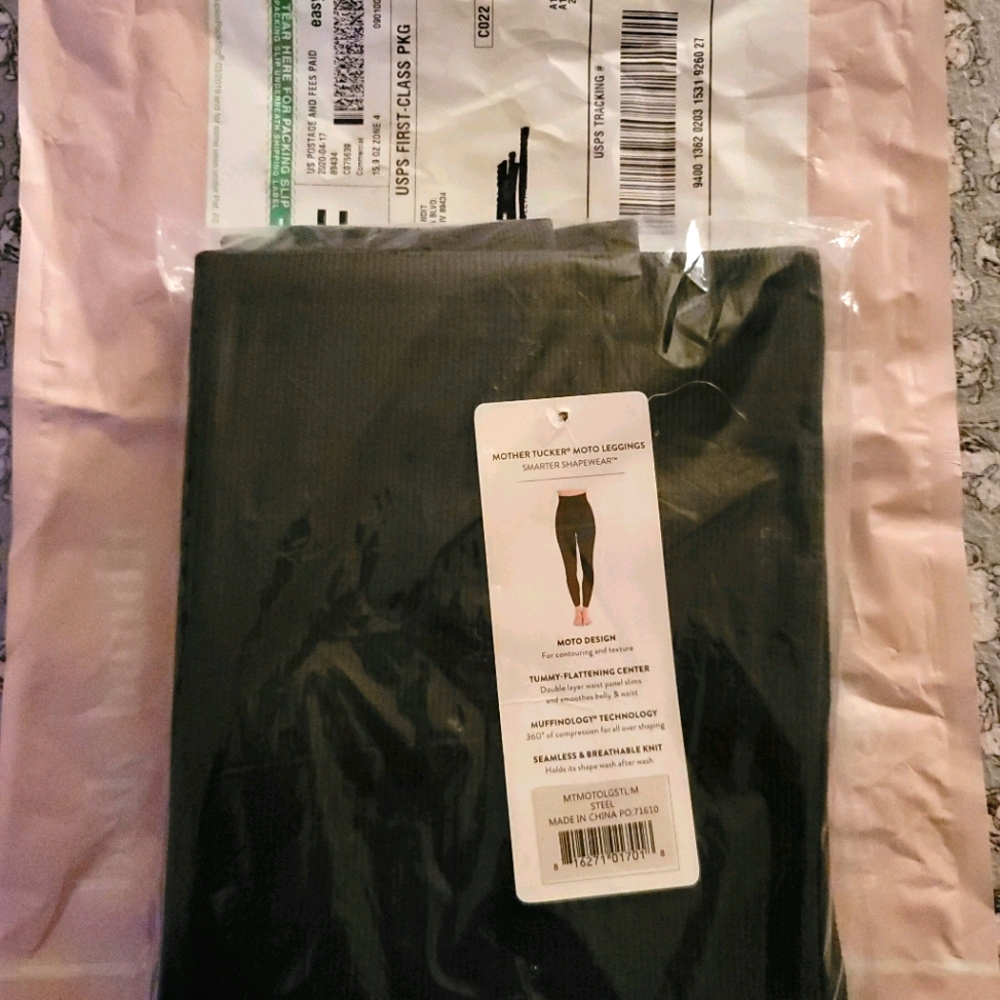 Moto Style Postpartum Compression Leggings